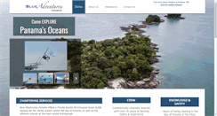 Desktop Screenshot of blueadventurespanama.com
