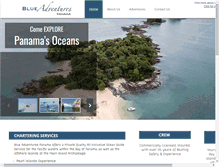Tablet Screenshot of blueadventurespanama.com